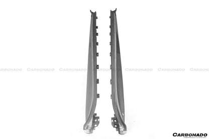 2019-2022 Porsche Taycan/4/4S/GTS/TURBO OD Style Side Skirts - Carbonado