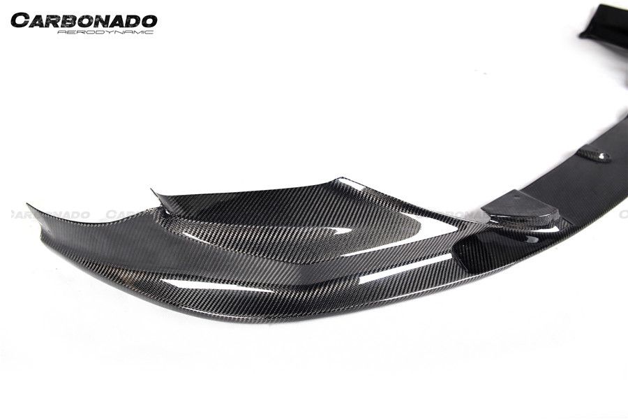 2018-2020 BMW F90 M5 And Competition D3 Style Carbon Fiber Front Lip (NOT LCI) - Carbonado Aero