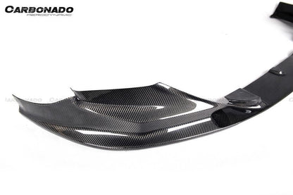 2018-2020 BMW F90 M5 And Competition D3 Style Carbon Fiber Front Lip (NOT LCI) - Carbonado Aero
