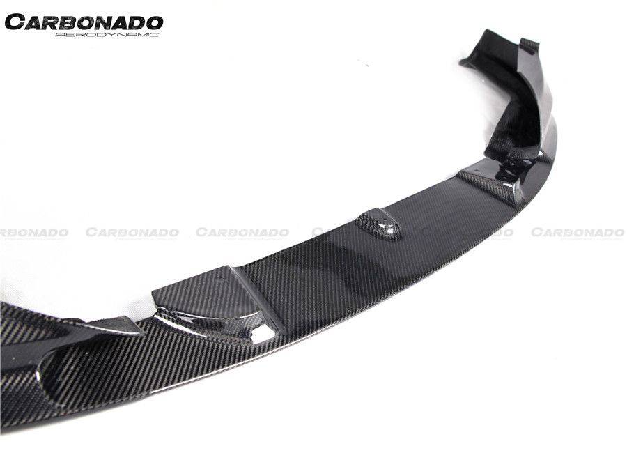 2018-2020 BMW F90 M5 And Competition D3 Style Carbon Fiber Front Lip (NOT LCI) - Carbonado Aero
