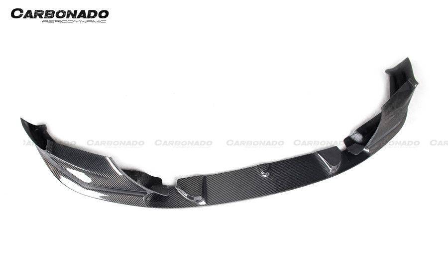 2018-2020 BMW F90 M5 And Competition D3 Style Carbon Fiber Front Lip (NOT LCI) - Carbonado Aero