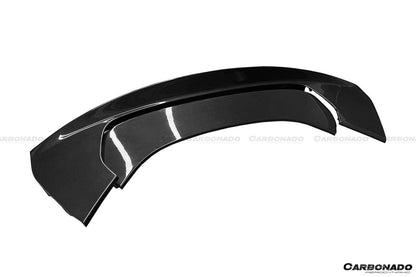 2020-UP Ferrari SF90 Stradale Assetto Fiorano Style Autoclave Carbon Fiber Trunk Spoiler - Carbonado