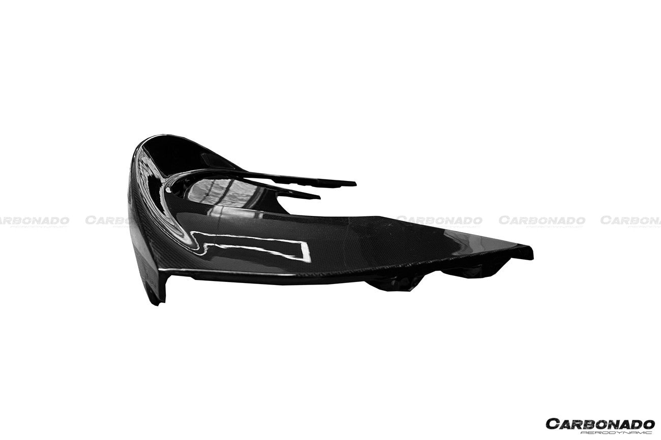 2020-UP Ferrari SF90 Stradale Assetto Fiorano Style Autoclave Carbon Fiber Trunk Spoiler - Carbonado