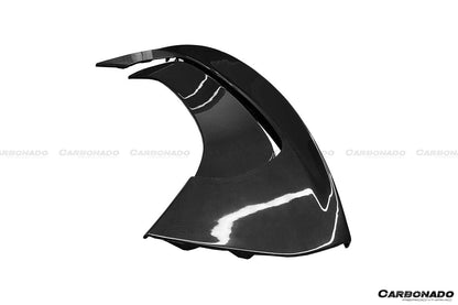 2020-UP Ferrari SF90 Stradale Assetto Fiorano Style Autoclave Carbon Fiber Trunk Spoiler - Carbonado