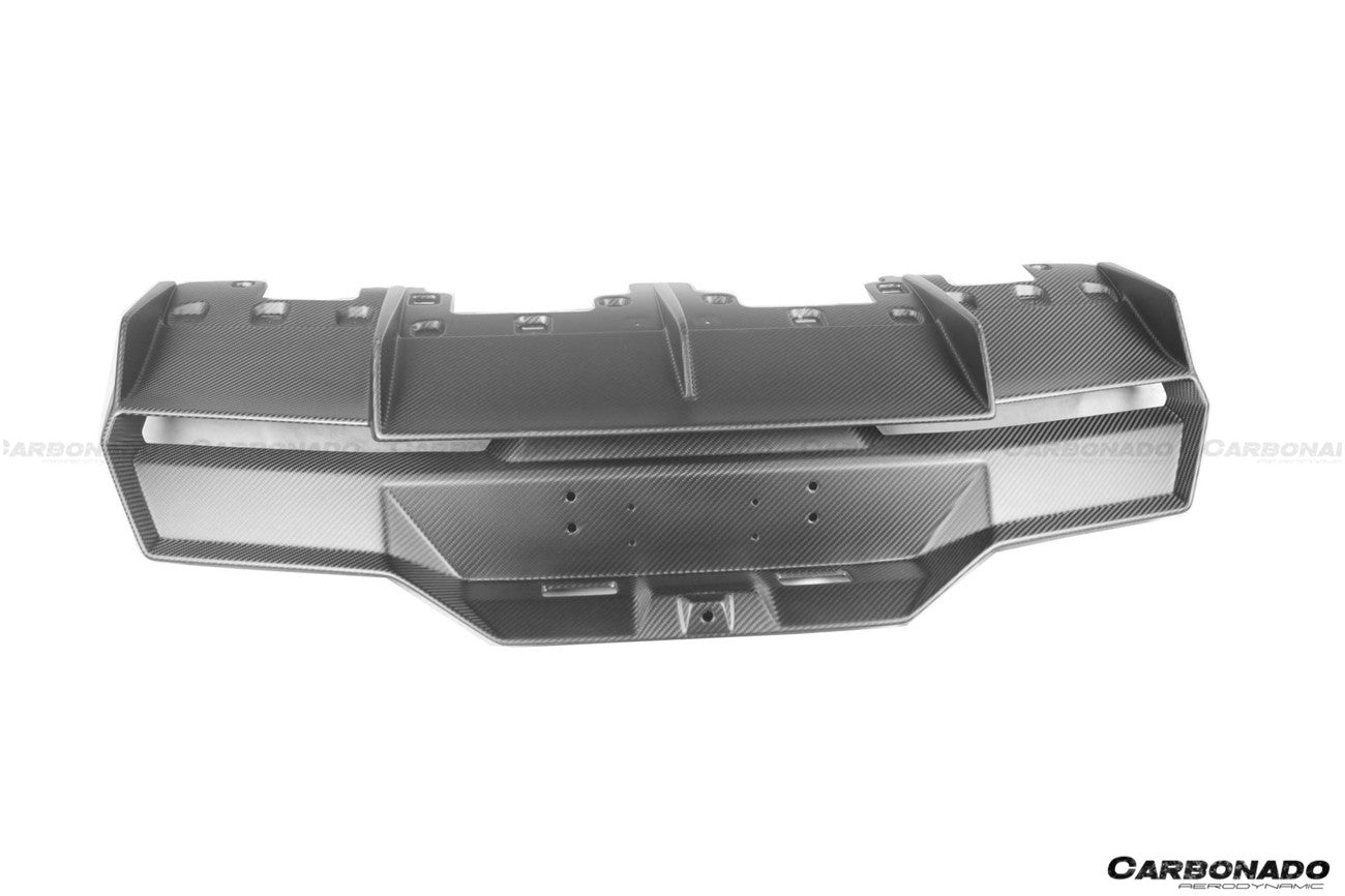 2021-UP Lamborghini Huracan STO Dry Carbon Fiber Rear Diffuser - Carbonado