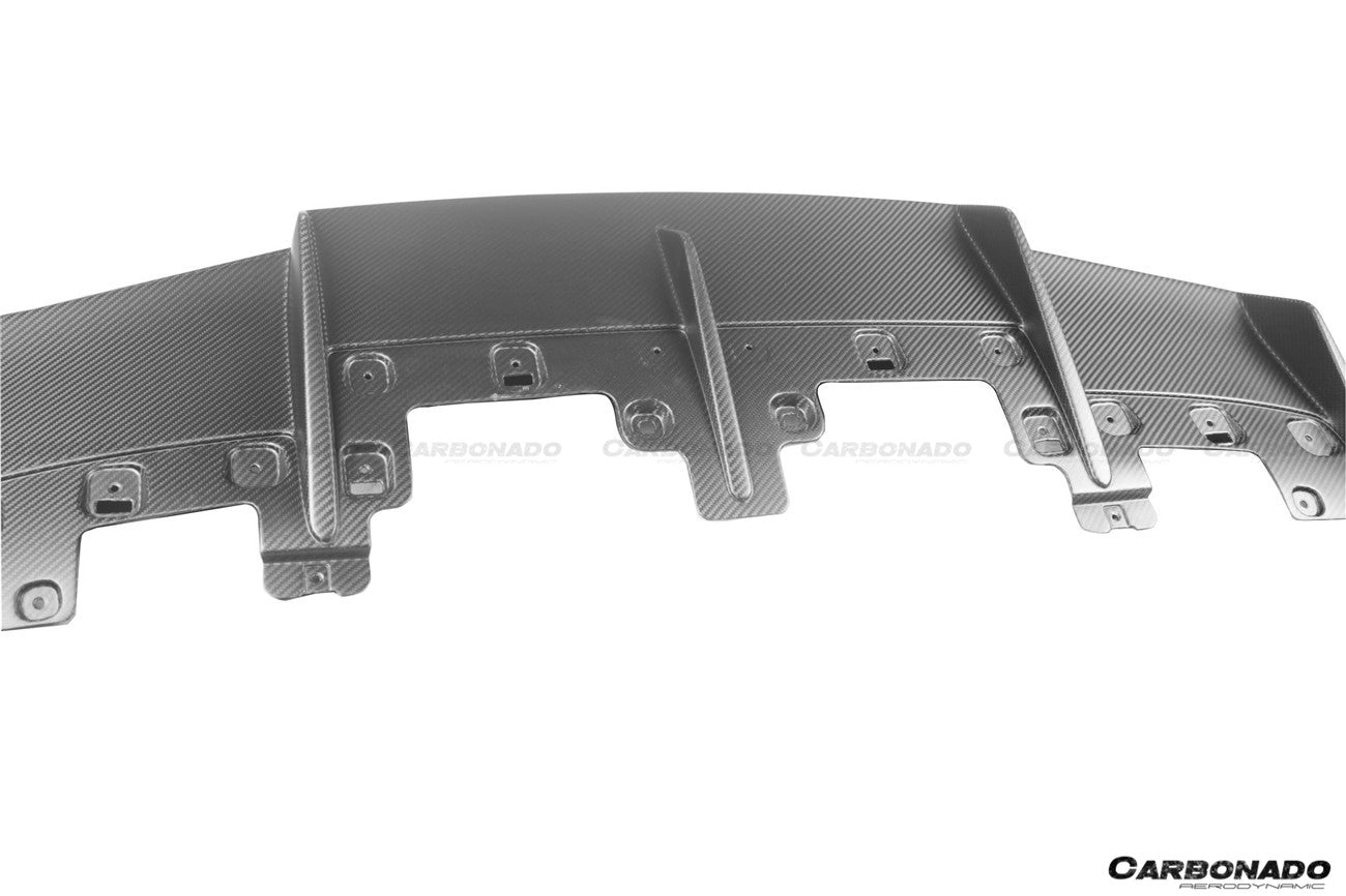 2021-UP Lamborghini Huracan STO Dry Carbon Fiber Rear Diffuser - Carbonado