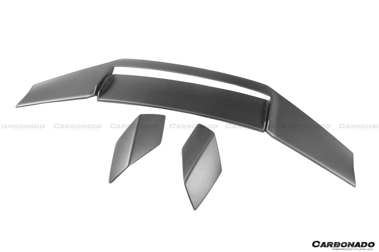2021-UP Lamborghini Huracan STO Dry Carbon Fiber Trunk Spoiler - Carbonado