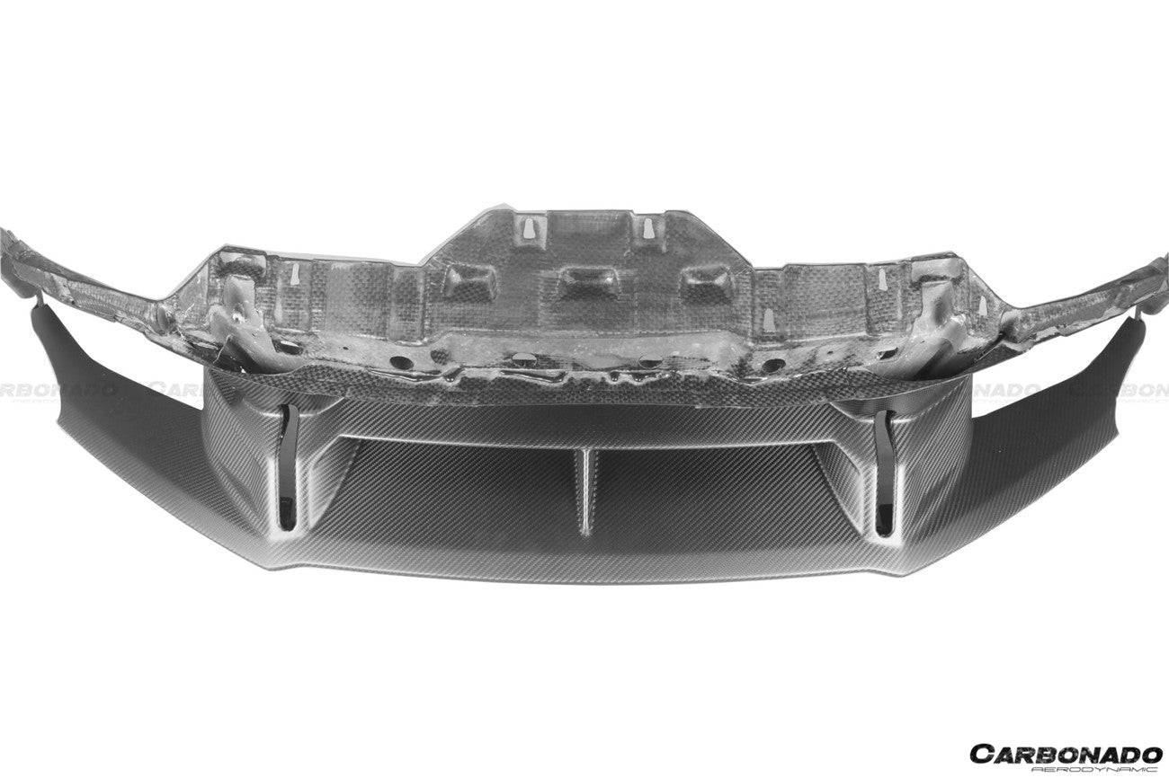 2021-2024 Lamborghini Huracan STO Dry Carbon Fiber Down Front Lip - Carbonado Aero