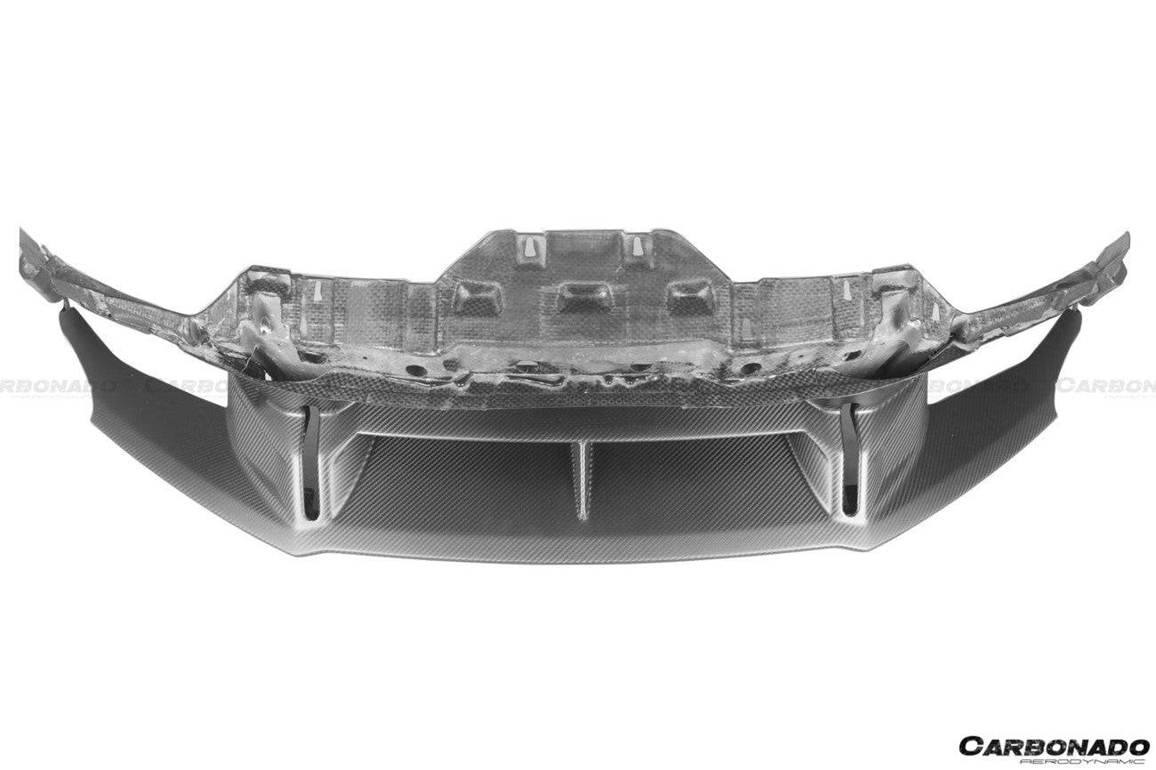 2021-2024 Lamborghini Huracan STO Dry Carbon Fiber Down Front Lip - Carbonado Aero