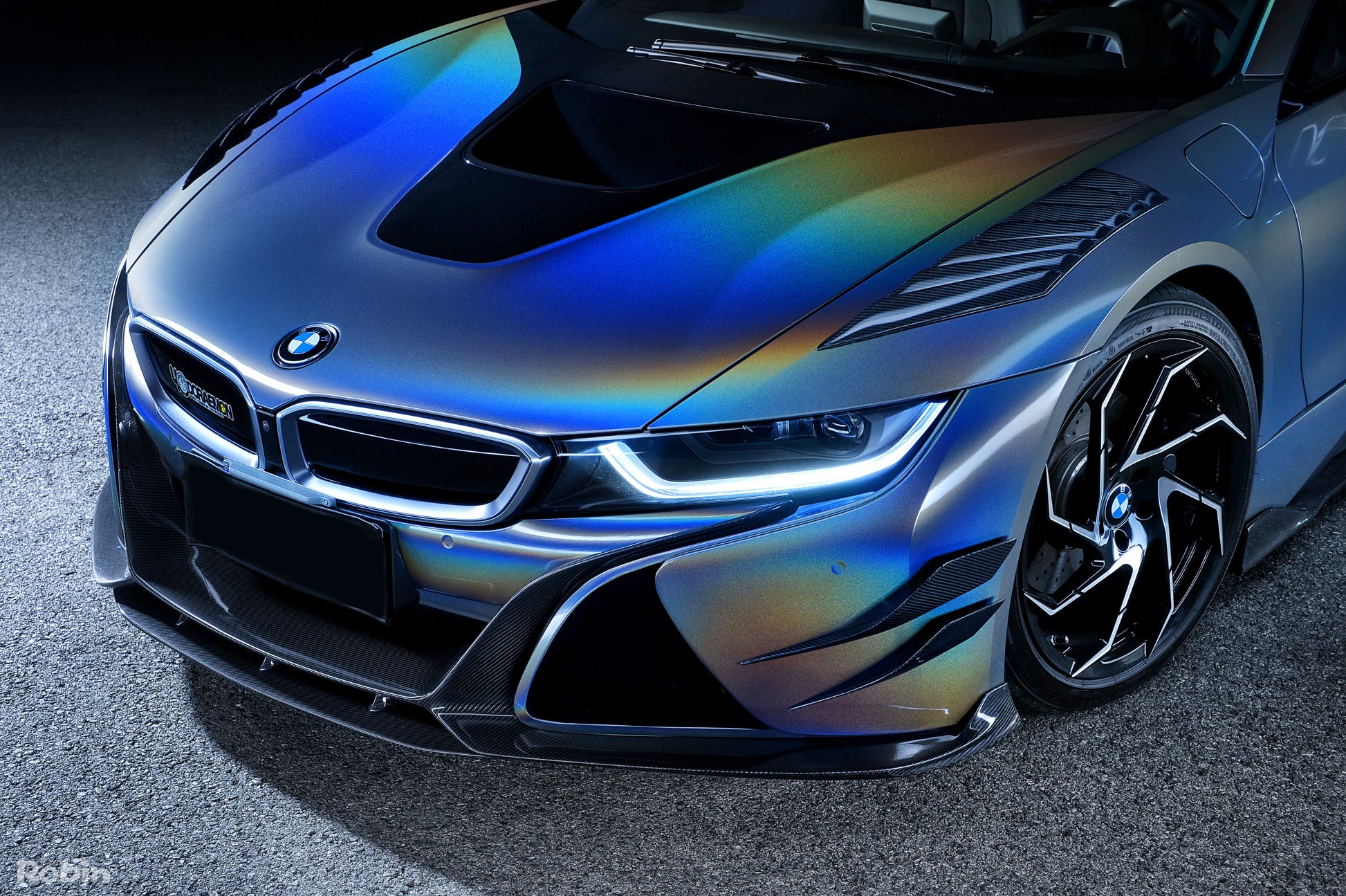 2014-2018 BMW i8 BZK Carbon Fiber Full Body Kit - DarwinPRO Aerodynamics