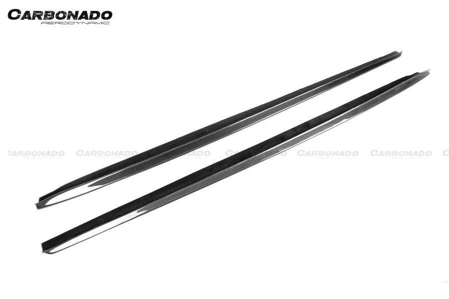 2018-2023 BMW F90 M5 D3 Style Carbon Fiber Side Skirts - Carbonado Aero