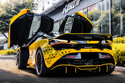 2017-2022 McLaren 720S Spider Coupe VRS Style Autoclave Carbon Fiber Rear Diffuser Lip