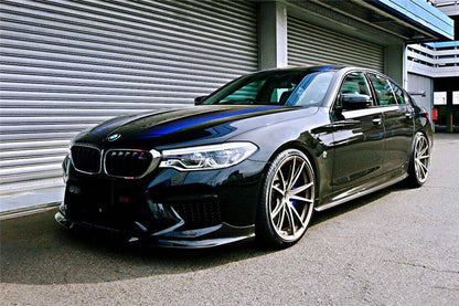 2018-2020 BMW F90 M5 And Competition D3 Style Carbon Fiber Front Lip (NOT LCI) - Carbonado Aero