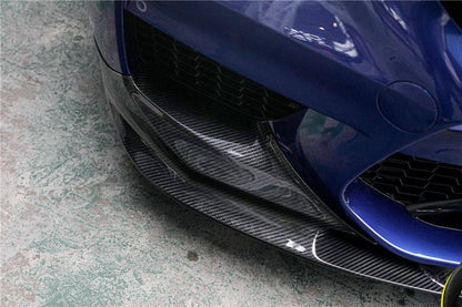 2018-2020 BMW F90 M5 And Competition D3 Style Carbon Fiber Front Lip (NOT LCI) - Carbonado Aero