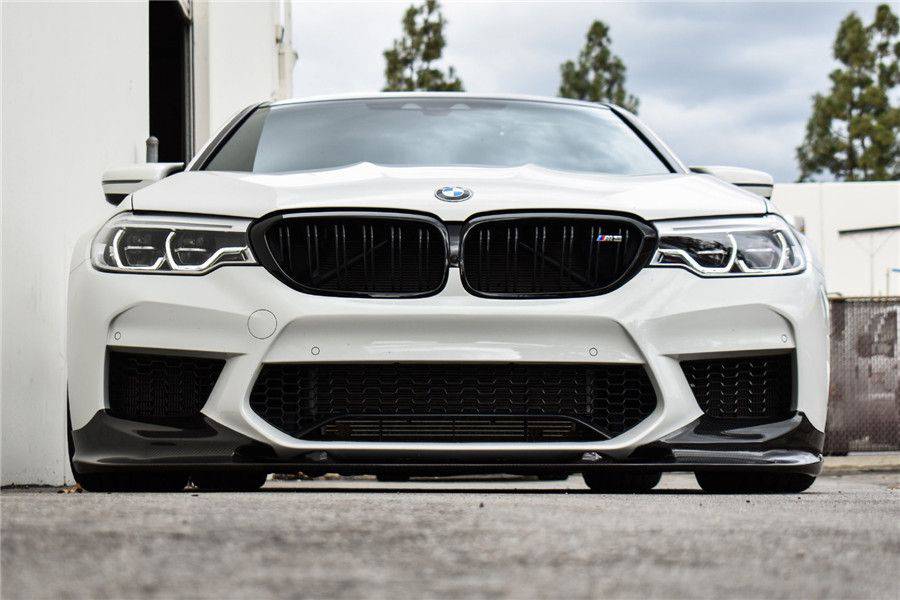 2018-2020 BMW F90 M5 And Competition D3 Style Carbon Fiber Front Lip (NOT LCI) - Carbonado Aero