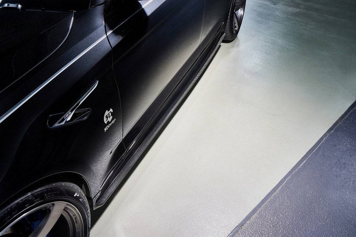 2018-2023 BMW F90 M5 D3 Style Carbon Fiber Side Skirts - Carbonado Aero