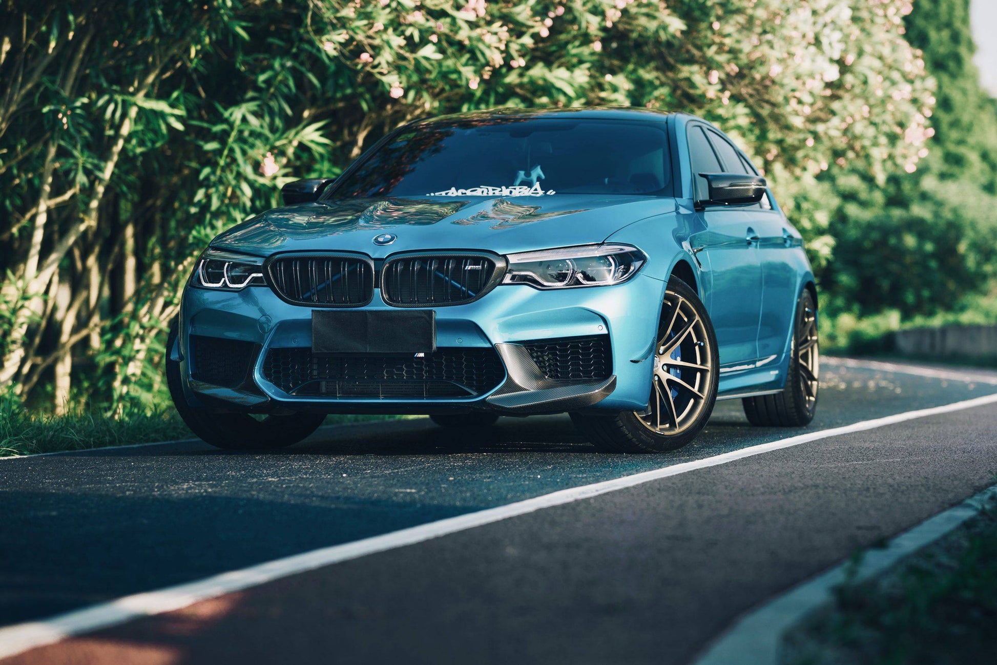 2018-2023 BMW F90 M5 MP Style Carbon Fiber Side Skirts - Carbonado Aero