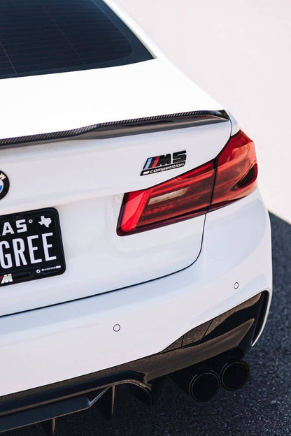 2018-2023 BMW F90 M5 MP Style Carbon Fiber Trunk Spoiler - Carbonado Aero