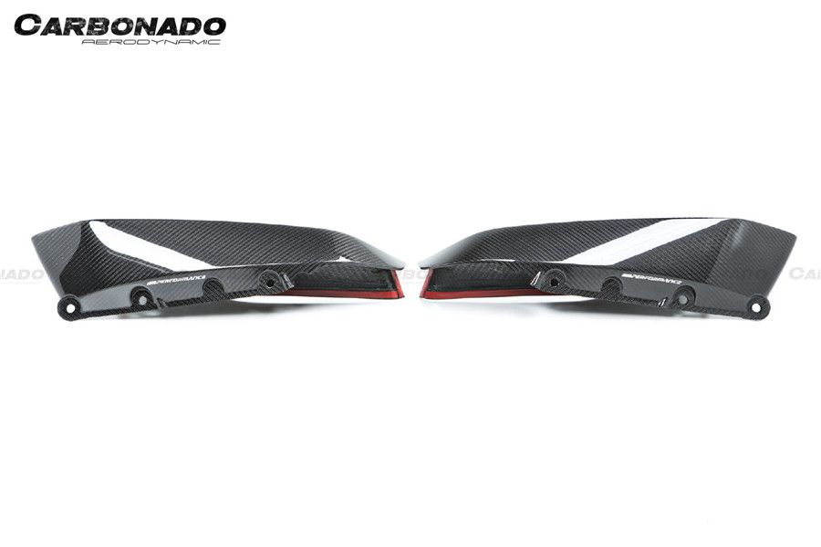2018-2020 BMW F90 M5 And Competition MP Style Carbon Fiber Front Splitters (NOT LCI) - Carbonado Aero