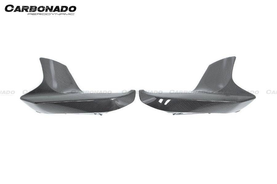 2018-2020 BMW F90 M5 And Competition MP Style Carbon Fiber Front Splitters (NOT LCI) - Carbonado Aero