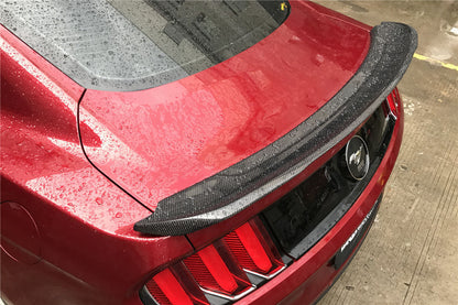 2014-2022 Ford Mustang BM Style Carbon Fiber Trunk Spoiler - Carbonado