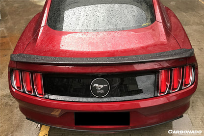 2014-2022 Ford Mustang BM Style Carbon Fiber Trunk Spoiler - Carbonado