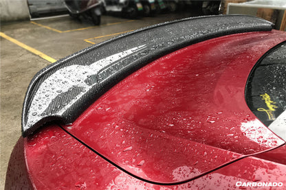 2014-2022 Ford Mustang BM Style Carbon Fiber Trunk Spoiler - Carbonado