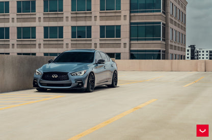 23" Vossen HF7 Gloss Black 5x112 ( Square Setup ) ( Set of 4 )