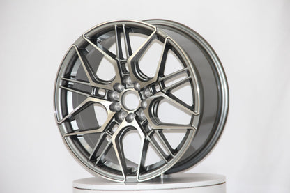 E113 Gunmetal Machined Face 17x7.5 ET35 5.100.113 - Square Set (4 Wheels)
