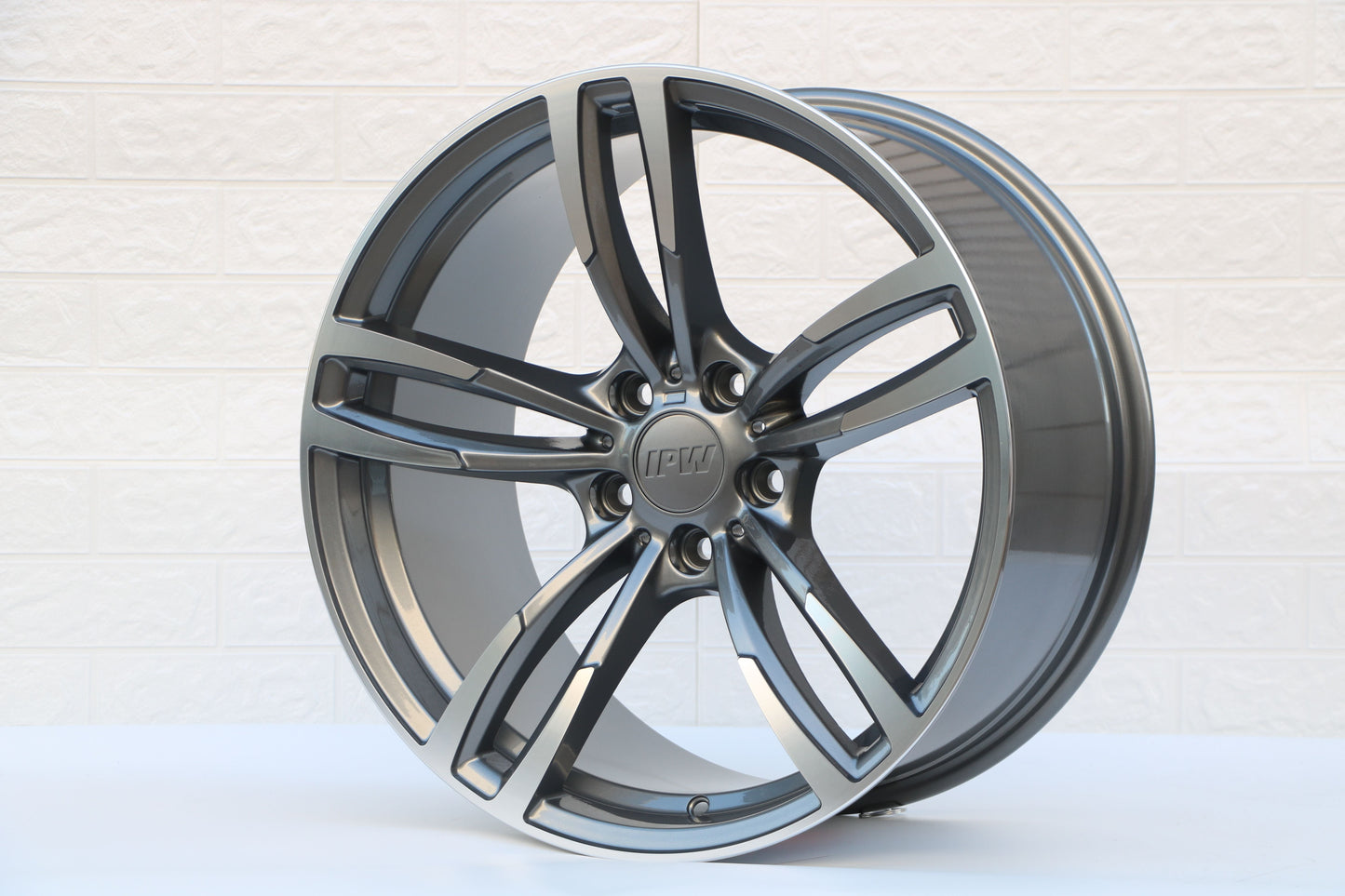 E1121 Gunmetal Machined Face 19x9.5 ET35 5x120 – (Square Set of 4)