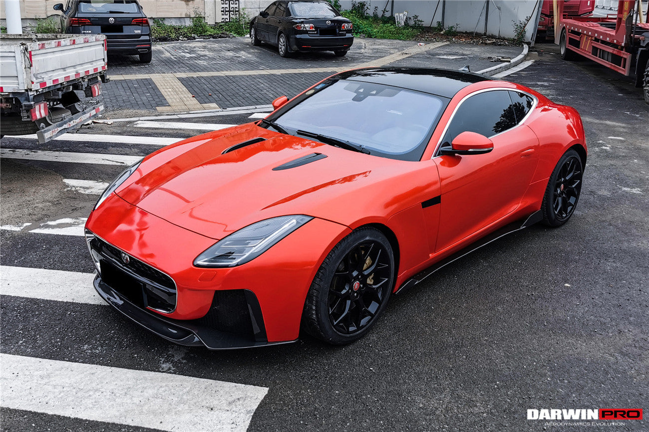 2013-2017 Jaguar F-Type Coupe/Convertible IMP Performance Partial Carbon Fiber Front Bumper w/ Lip - DarwinPRO Aerodynamics