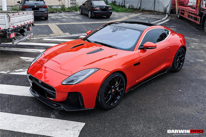 2013-2017 Jaguar F-Type Coupe/Convertible IMP Performance Partial Carbon Fiber Front Bumper w/ Lip - DarwinPRO Aerodynamics