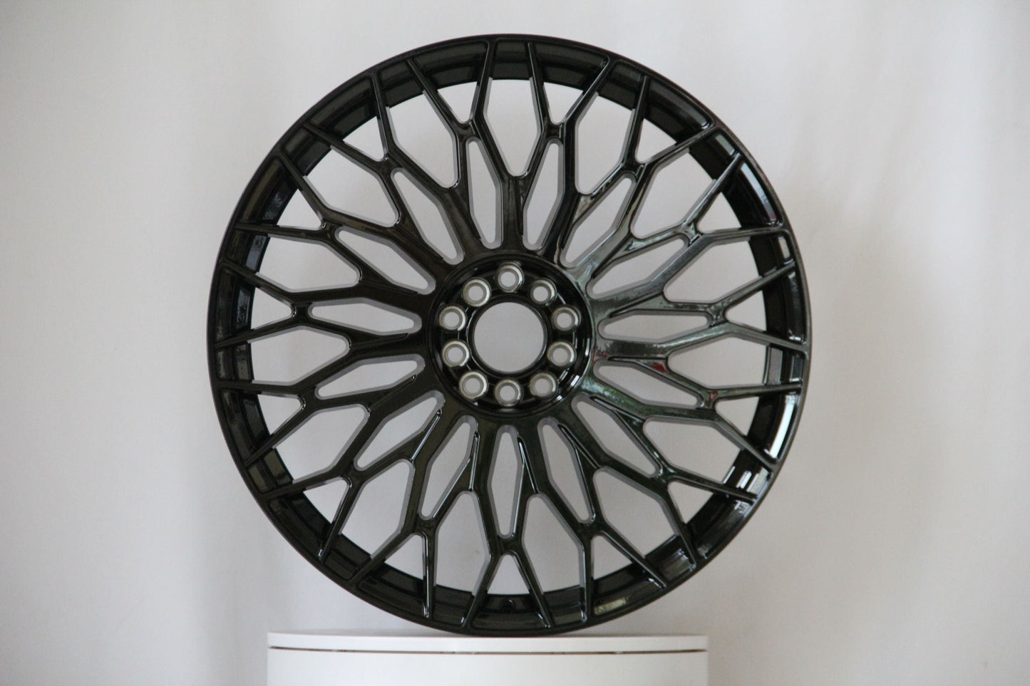 E117 Gloss Black 22x9.0 ET25 5x114.3.120 - Square Set (4 Wheels)