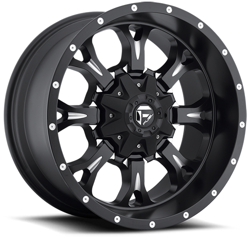 Fuel Off-Road Krank D517 20x9 +20 6x135/6x139.7mm 106.4mm Matte Black Milled