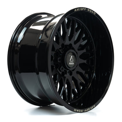 AXE WHEELS KRATOS GLOSS BLACK 22x12 ET-44 6x135 (Square Set of 4)