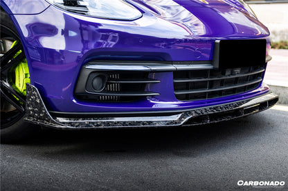 2017-2023 Porsche Panamera 971 4/4S/GTS/Turbo S OD Style Front Lip - Carbonado