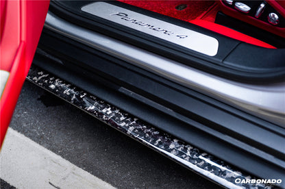 2017-2023 Porsche Panamera 971-1/971-2 OD Style Side Skirts - Carbonado