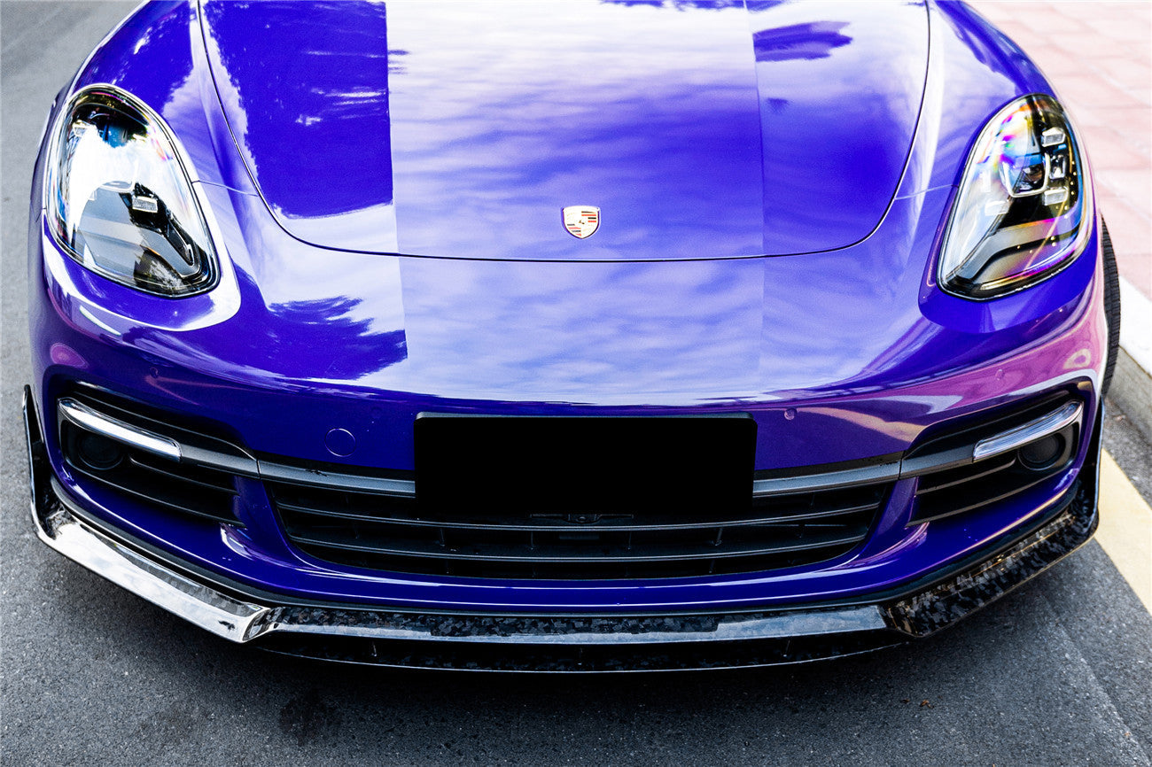 2017-2023 Porsche Panamera 971 4/4S/GTS/Turbo S OD Style Front Lip - Carbonado