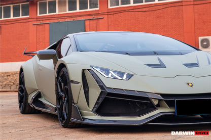 DarwinPRO 2015-2025 Lamborghini Huracan LP610 & LP580 & EVO & Tecnica BKSSII Style Hood - DarwinPRO Aerodynamics
