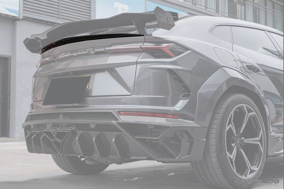 2018-2025 Lamborghini URUS MS Style Carbon Fiber Small Trunk Spoiler - Carbonado