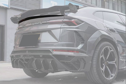 2018-2025 Lamborghini URUS MS Style Carbon Fiber Small Trunk Spoiler - Carbonado