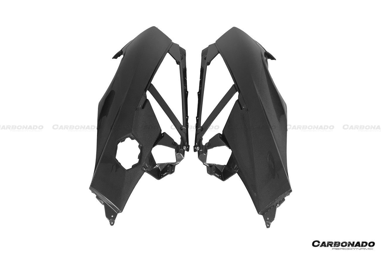 2011-2016 Lamborghini Aventador LP700 Coupe Oem Style Rear Quarter Panels - Carbonado