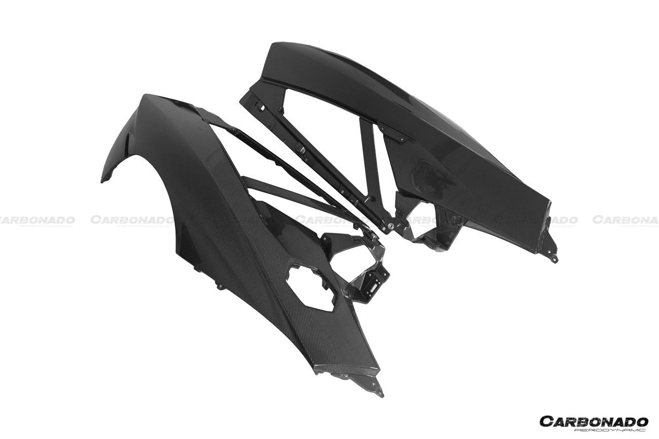2011-2016 Lamborghini Aventador LP700 Coupe Oem Style Rear Quarter Panels - Carbonado