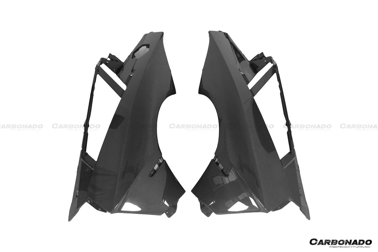 2011-2016 Lamborghini Aventador LP700 Coupe Oem Style Rear Quarter Panels - Carbonado