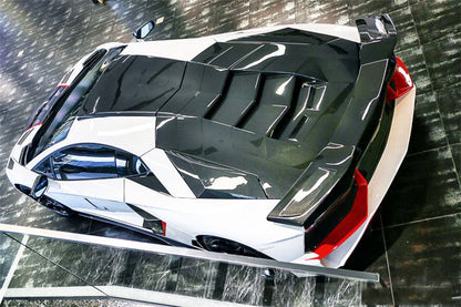 DarwinPRO 2011-2016 Lamborghini Aventador LP700 Coupe BKSS Style Carbon Fiber Engine Trunk - DarwinPRO Aerodynamics