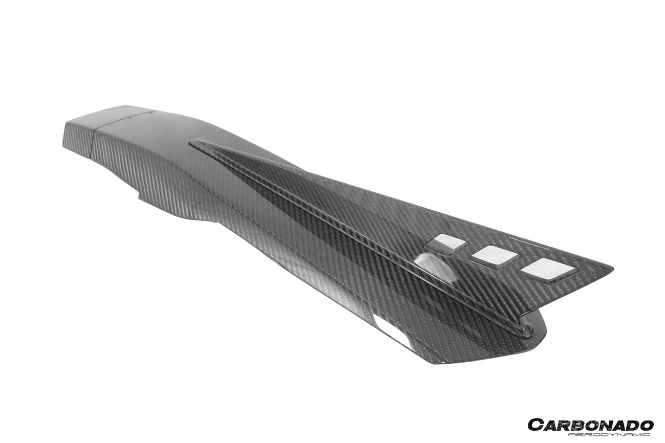 2011-2021 Lamborghini Aventador Coupe CA Style Carbon Fiber Engine Hood And Wing  | Fits LP700, LP720, LP750, LP740