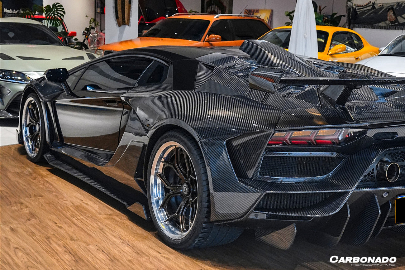 2011-2016 Lamborghini Aventador LP700 LP720 LP750 Coupe and Roadster CA Style Rear Side Scoops