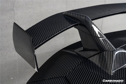 2011-2021 Lamborghini Aventador Coupe CA Style Carbon Fiber Engine Hood And Wing  | Fits LP700, LP720, LP750, LP740
