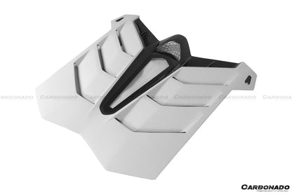 2011-2021 Lamborghini Aventador LP700 LP740 LP750 Coupe/Roadster SVJ Style Part DRY Carbon Fiber Engine Hood And Wing - Carbonado Aero
