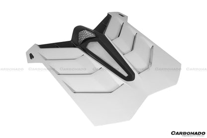 2011-2021 Lamborghini Aventador LP700 LP740 LP750 Coupe/Roadster SVJ Style Part DRY Carbon Fiber Engine Hood And Wing - Carbonado Aero